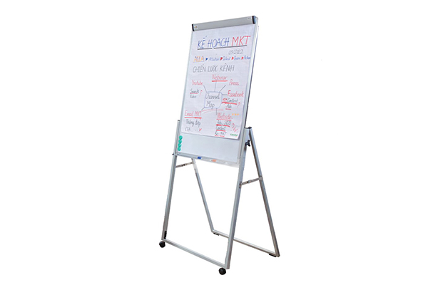Bảng Flipchart Upside Down Chân Xếp Có Bánh Xe | THẾ GIỚI BẢNG